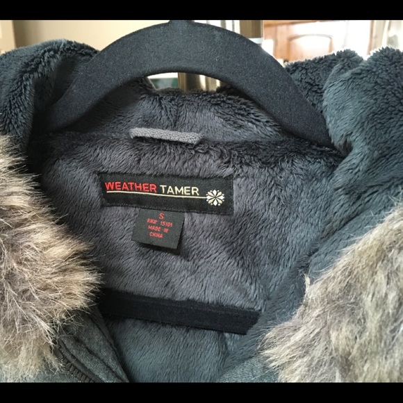 Weather Tamer Gray Hooded Size Small Jacket - Picture 3 of 8